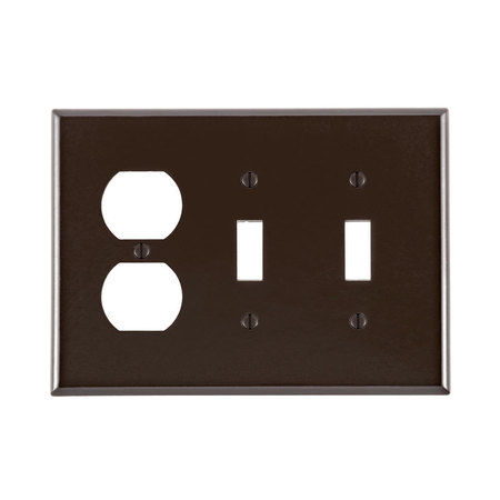 LEVITON Combination 3 Gang Wallplate 80521